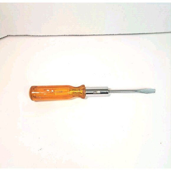 VACO S/B 111002 Vtg Ratcheting Standard Screwdriver Flathead 10.5" Tool Tools - Picture 1 of 4